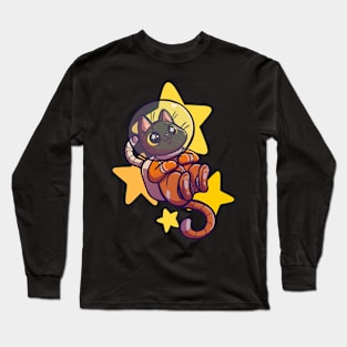 Houston we have a purroblem Long Sleeve T-Shirt